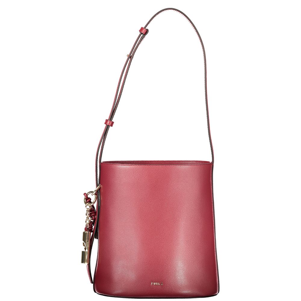 Furla Rosso Roxie Bucket Bag