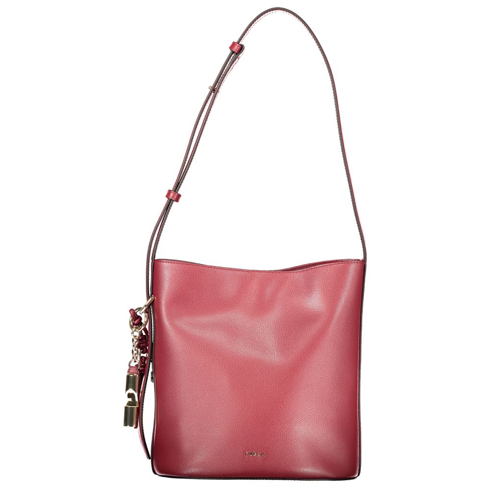 Furla Rosso Roxie Bucket Bag