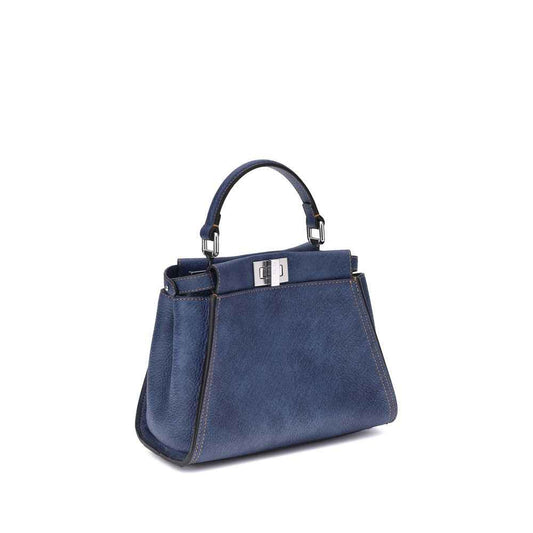 Fendi Blue Peekaboo Mini Shoulder Bag - XT & Co