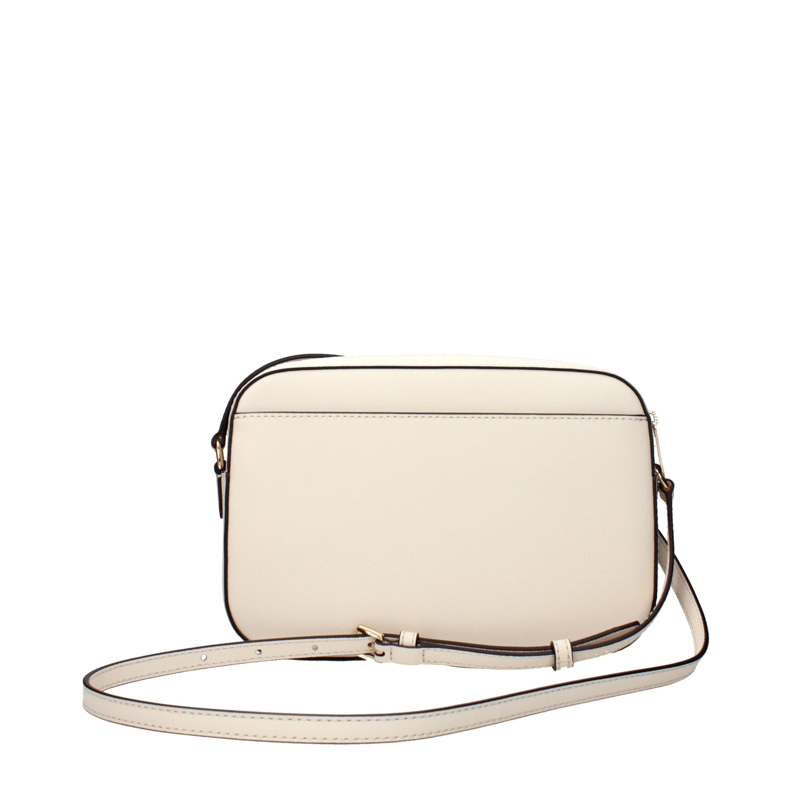 Michael Kors Beige Jet Set Saffiano Crossbody Bag