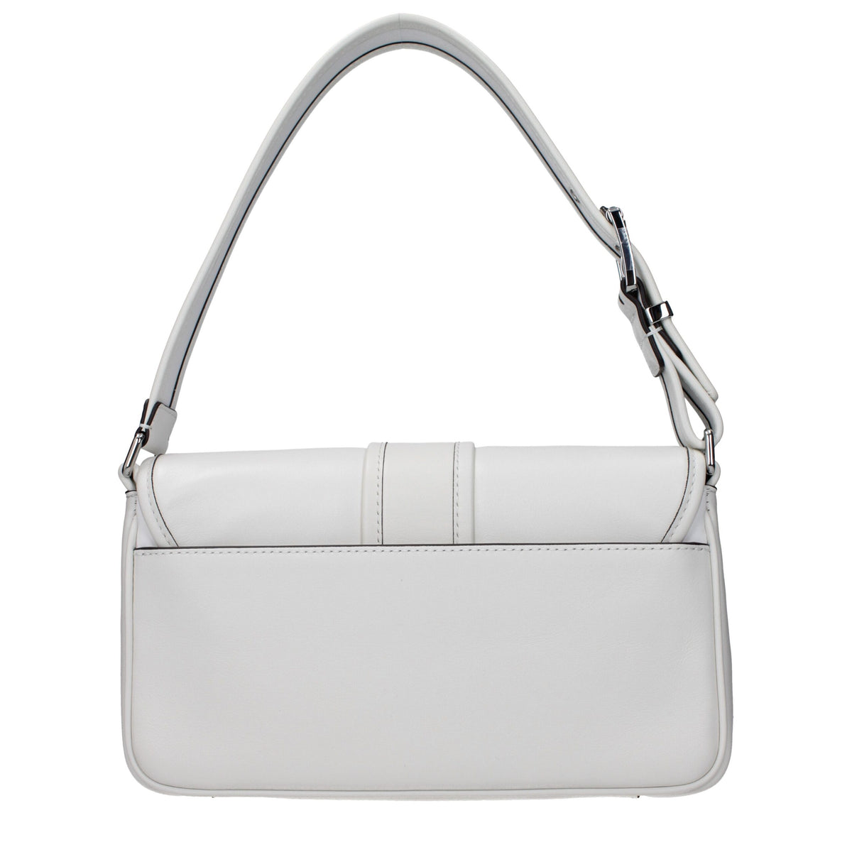 Michael Kors White Colby Shoulder Bag