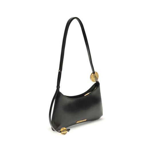 Jacquemus Black Calf Leather Bos Taurus Shoulder Bag - XT & Co