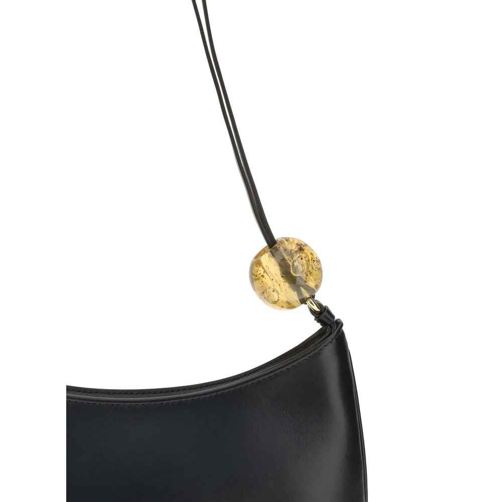 Jacquemus Black Calf Leather Bos Taurus Shoulder Bag - XT & Co