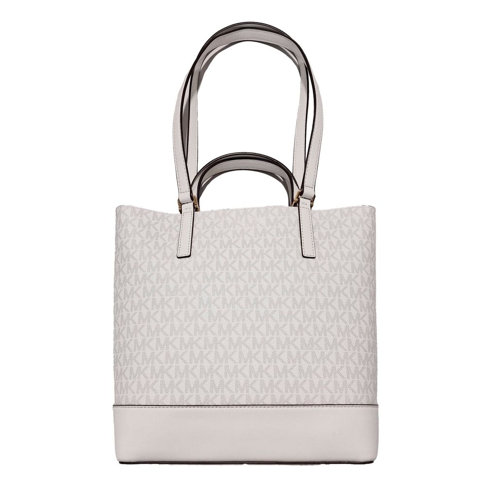 Michael Kors White Kelli Tote Bag
