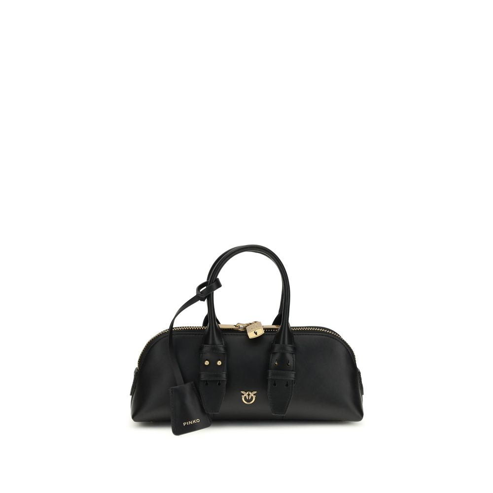 PINKO Black The Escape Baguette Handbag