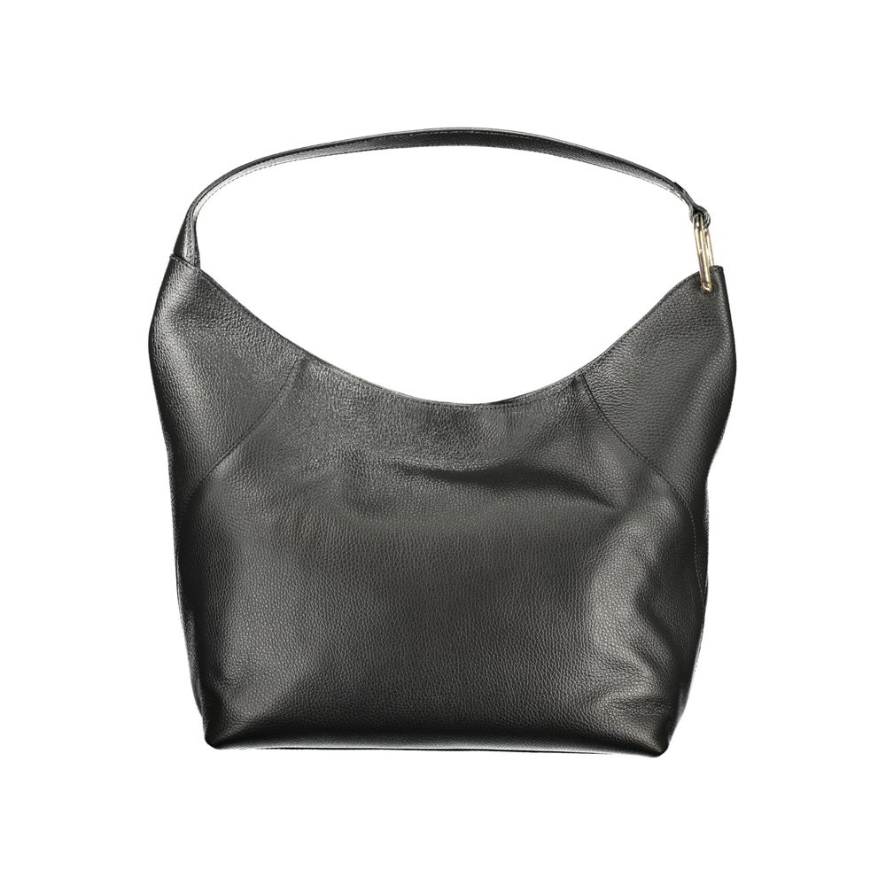 Furla Black Lara shoulder bag.