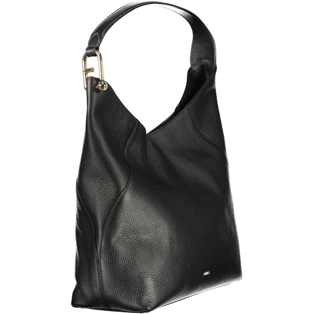 Furla Black Lara shoulder bag.