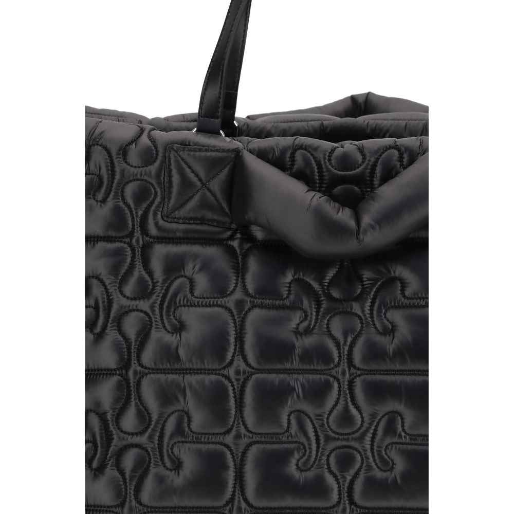 Ganni Black Recycled Polyamide Handbag