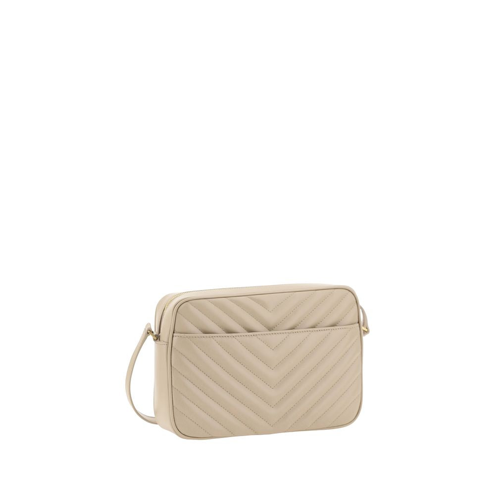 Saint Laurent Beige The LouLou Shoulder Bag