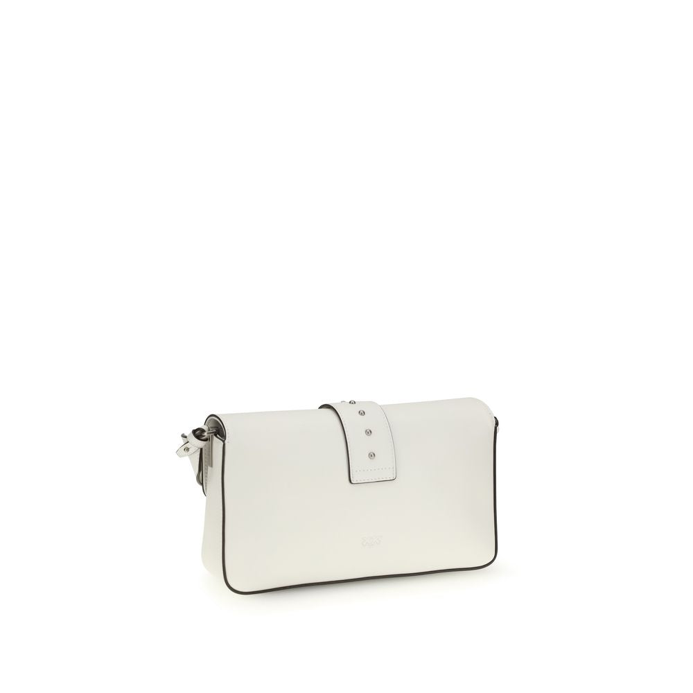 PINKO White Medium Love One Shoulder Bag