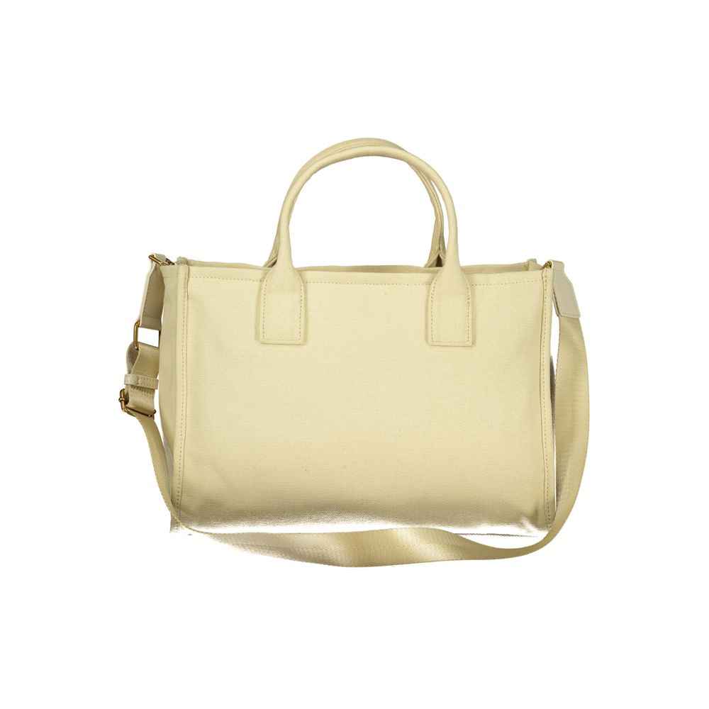 Twinset Beige Cotton Women Tote, cotton bag, front view