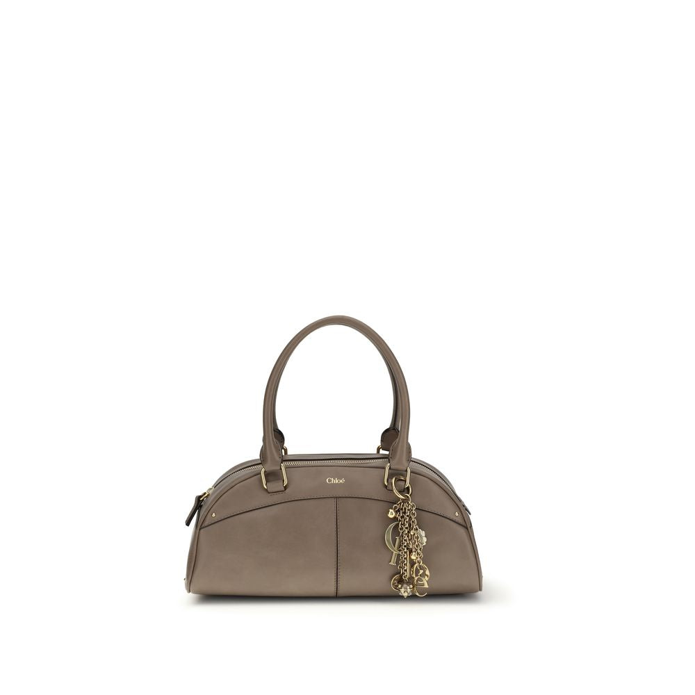 Chloé Gray Bowling Handbag