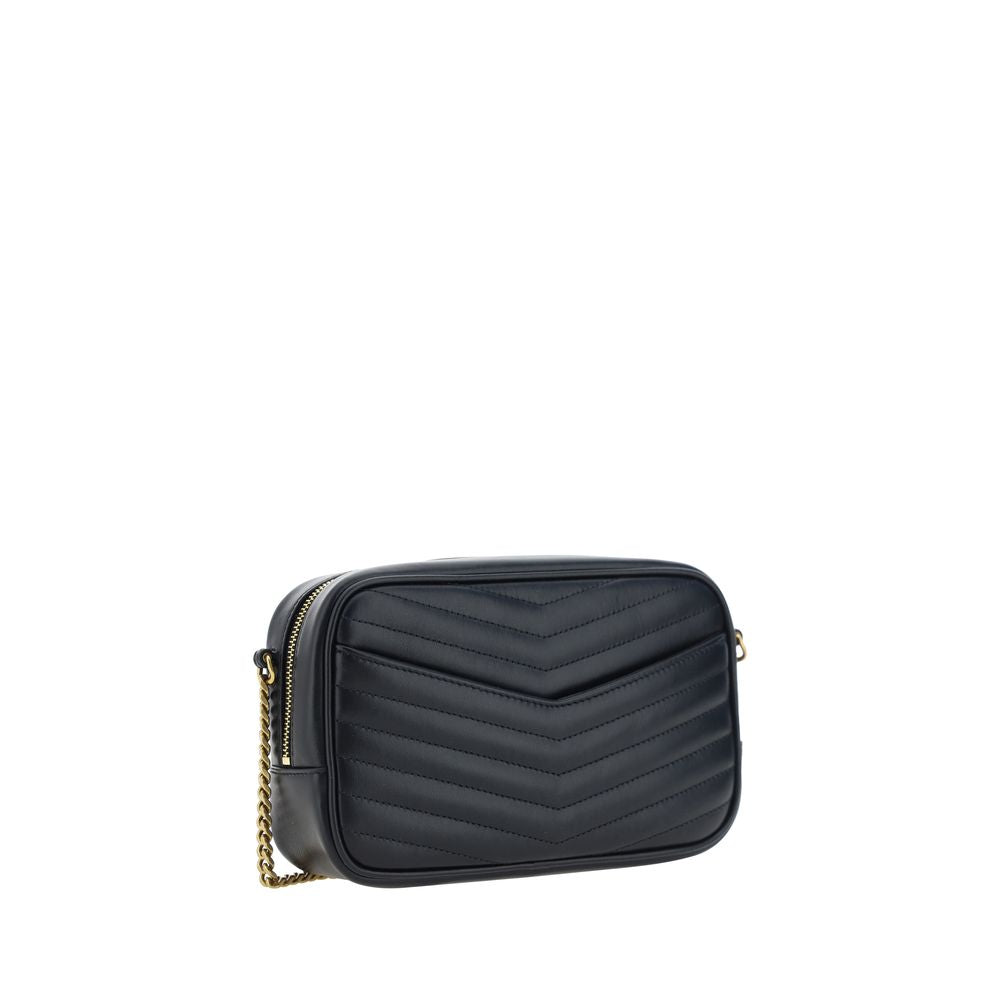 Saint Laurent Black Mini Lou Camera Bag