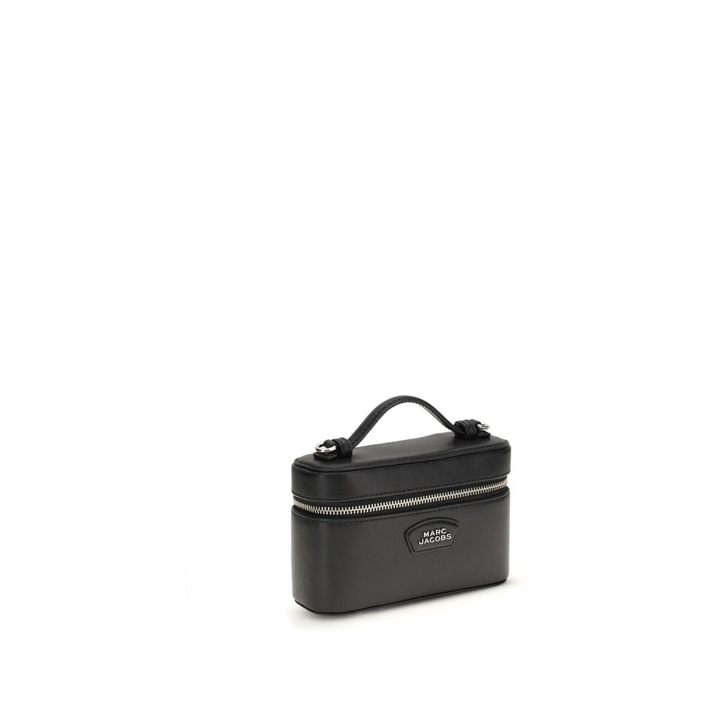 Marc Jacobs The Everyday Vanity Bag, black leather satchel bag, front view