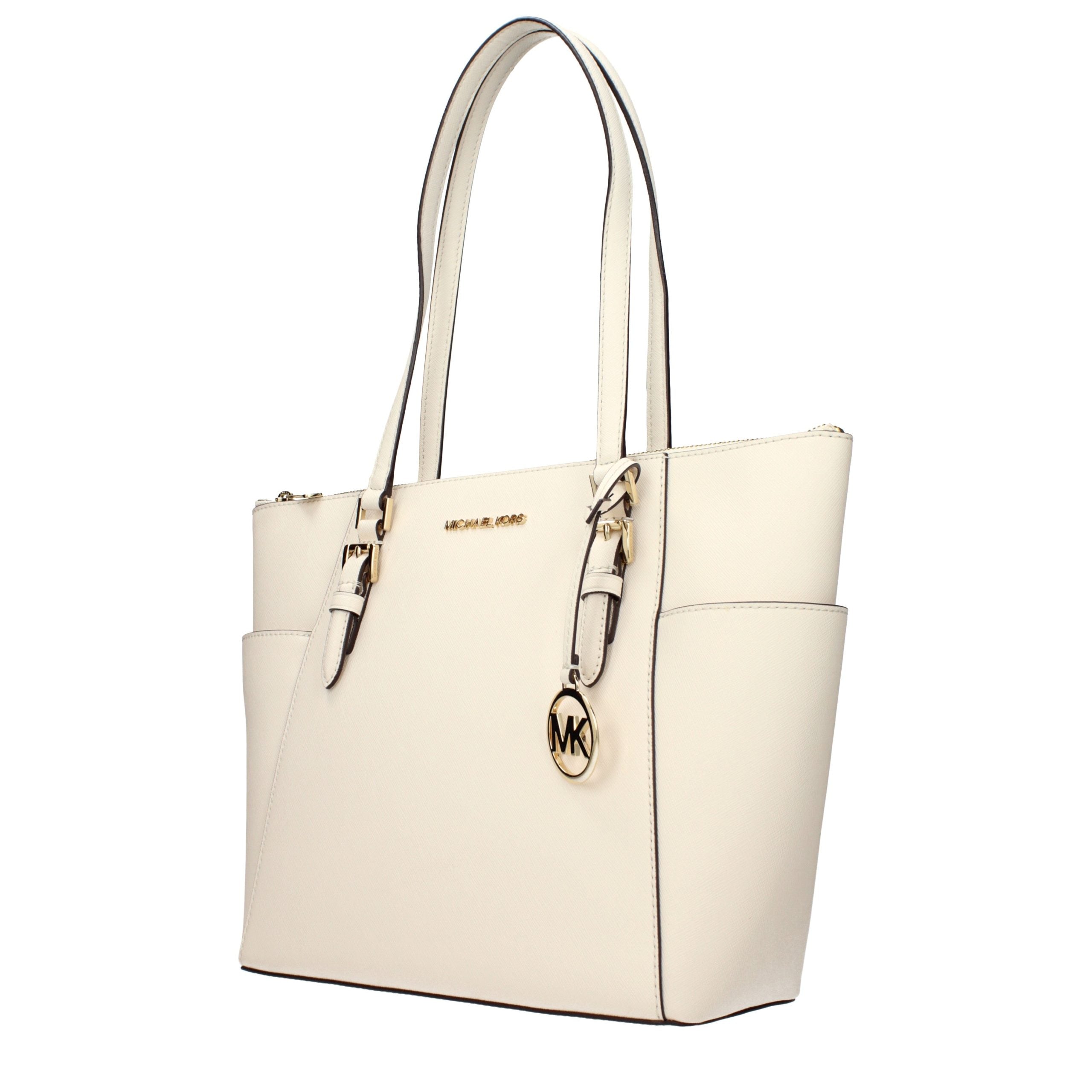 Michael Kors Beige Charlotte Shoulder Bag
