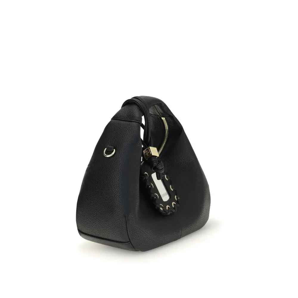 Ganni Black Butterfly Mini Hobo Bag