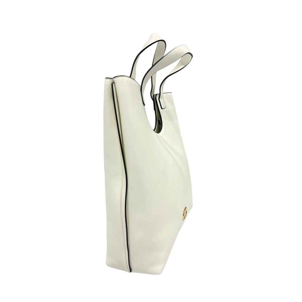 Twinset White Women Handbag with minimalist design side view