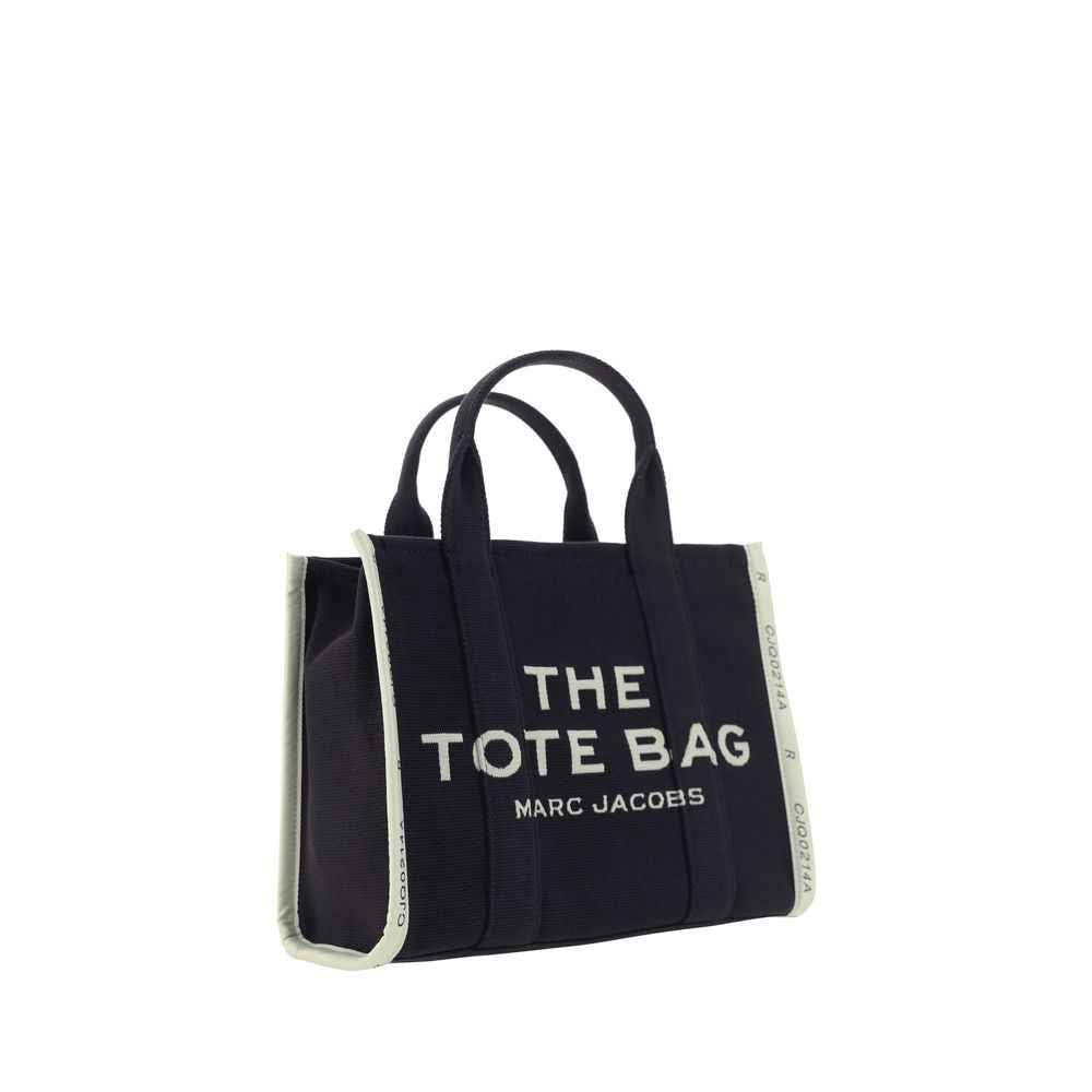 Marc Jacobs The Medium Tote Bag navy canvas front view