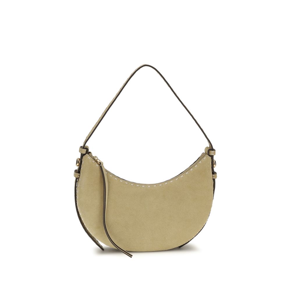 Tory Burch Beige Suede Shoulder Bag