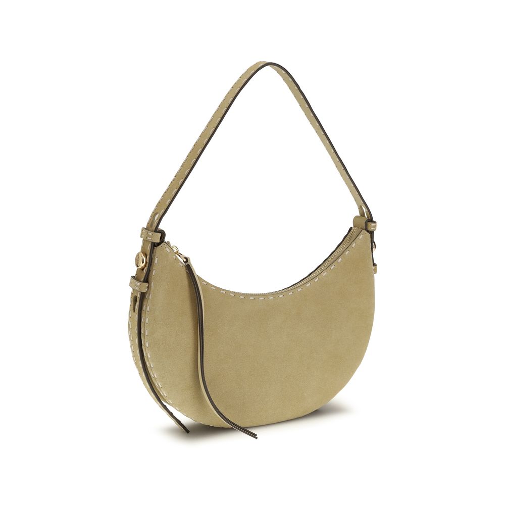 Tory Burch Beige Suede Shoulder Bag