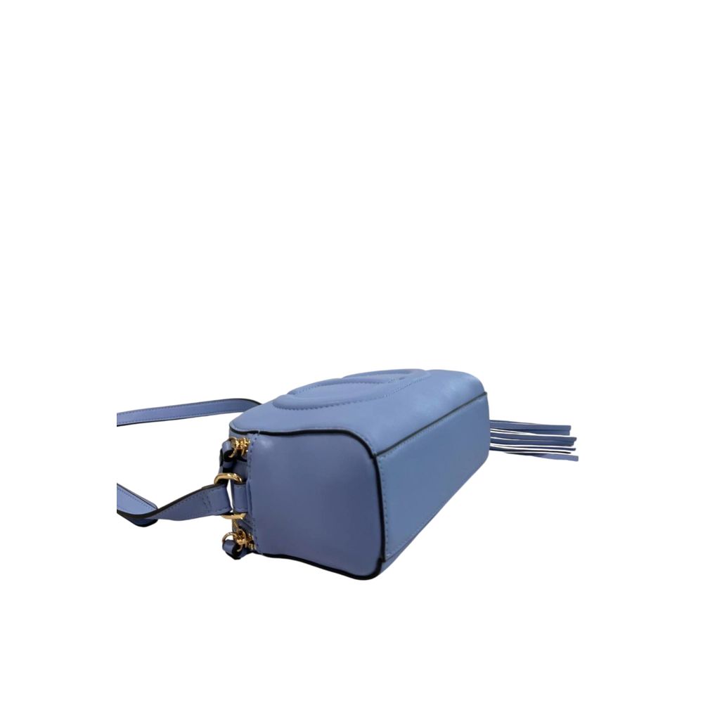 Twinset "Enigmatic Blue" Fringe Crossbody