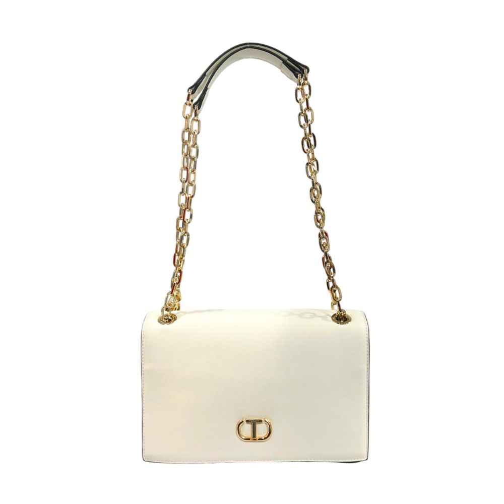 Twinset White PU Women Crossbody