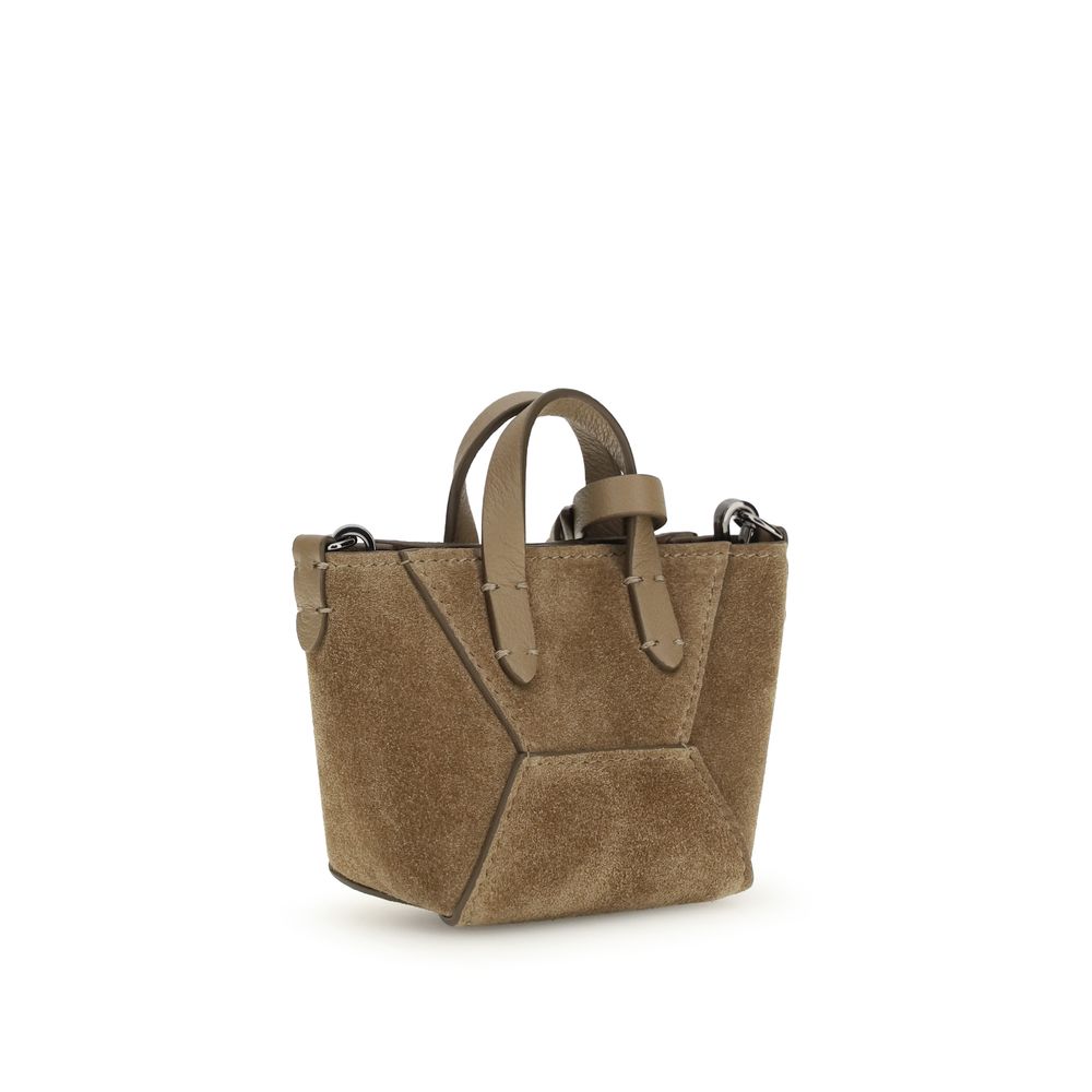 Brunello Cucinelli Micro Suede Shoulder Bag