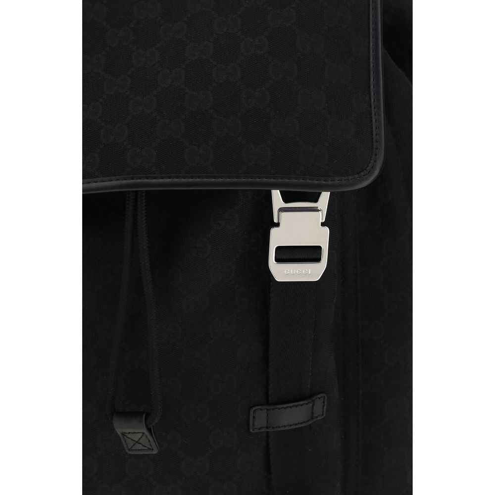 Gucci Black Polyester Backpack