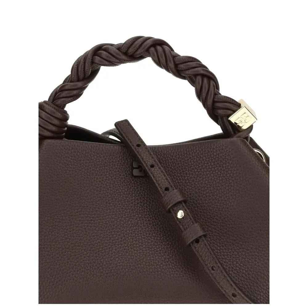 Ganni Brown Small Bou Handbag