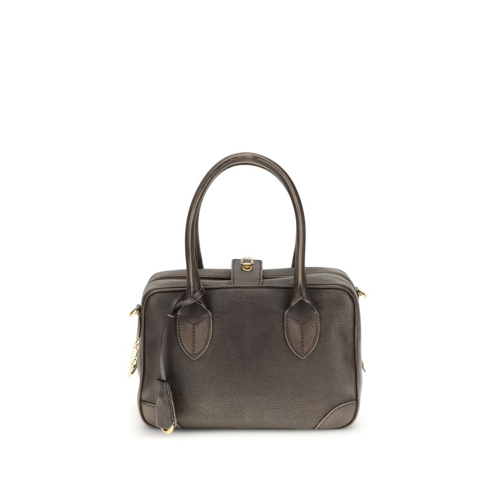 Golden Goose Brown Vita Handbag