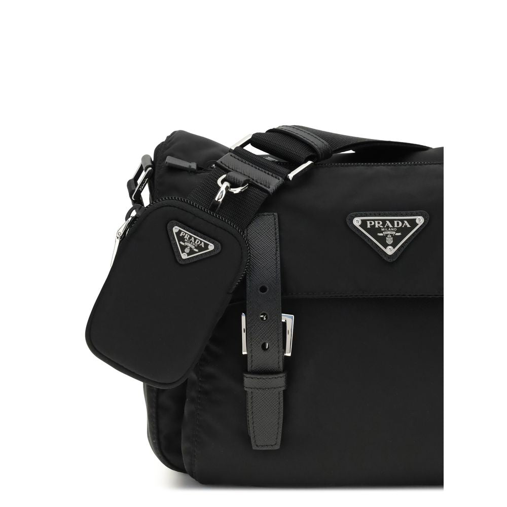 Prada Black Explore Medium Shoulder Bag