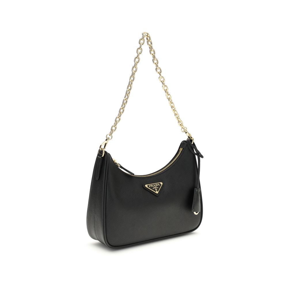 Prada Black The 2005 Re-Edition Shoulder Bag