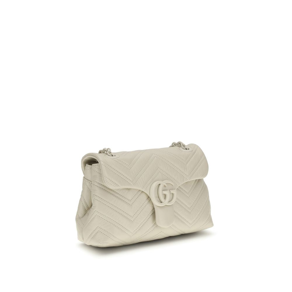 Gucci Beige Small GG Marmont Shoulder Bag
