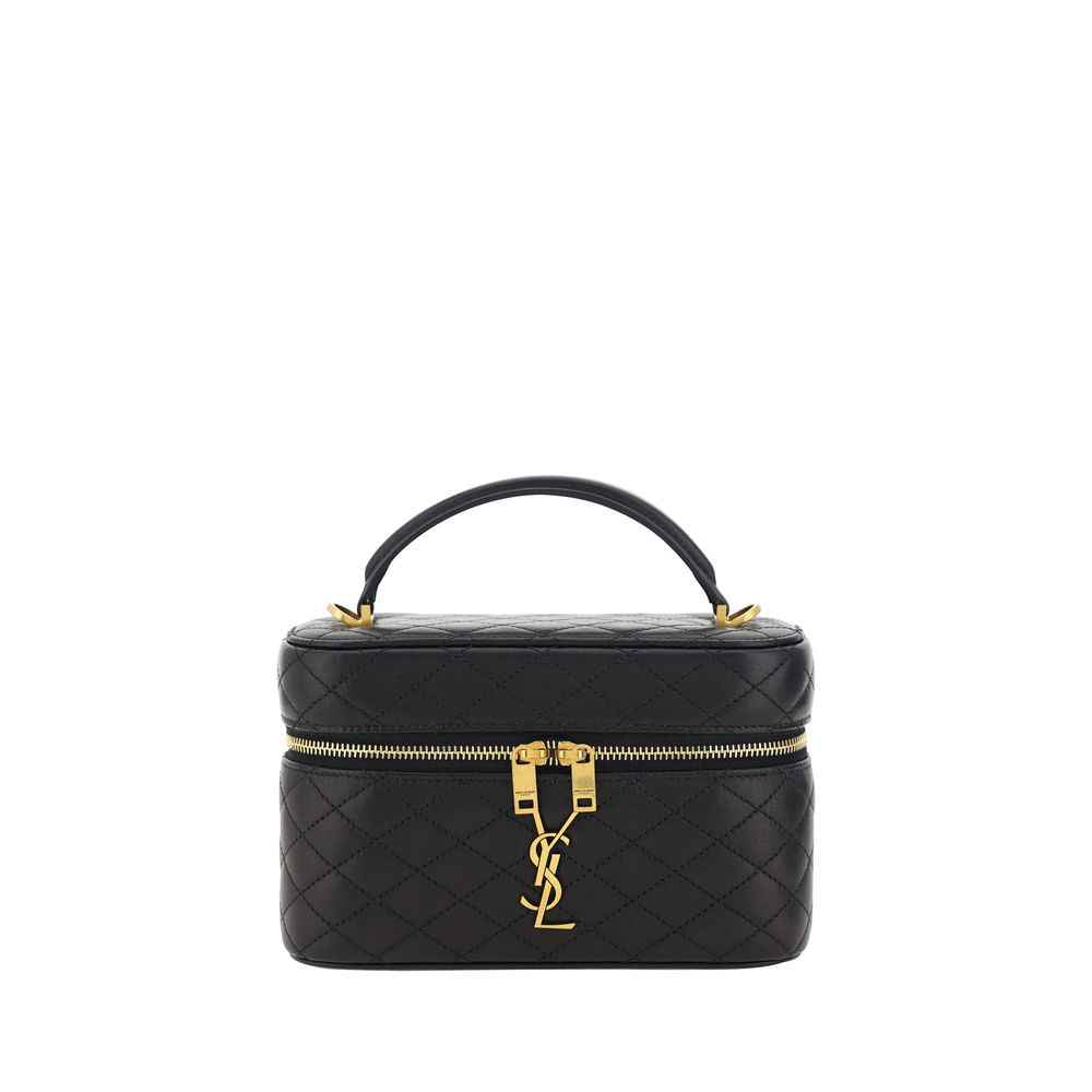 Saint Laurent Black Vanity Gaby leather Handbag