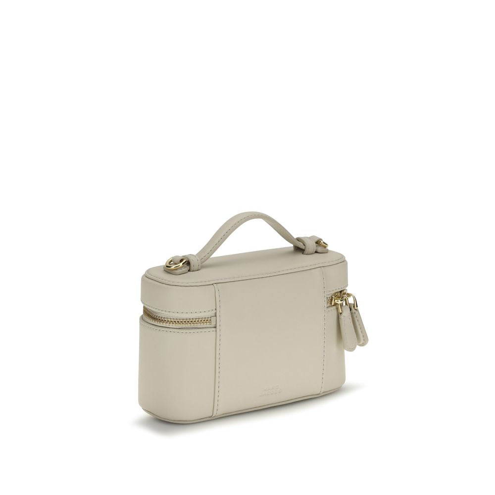 Marc Jacobs Bos Taurus top-handle bag in beige calf leather, three-quarter view