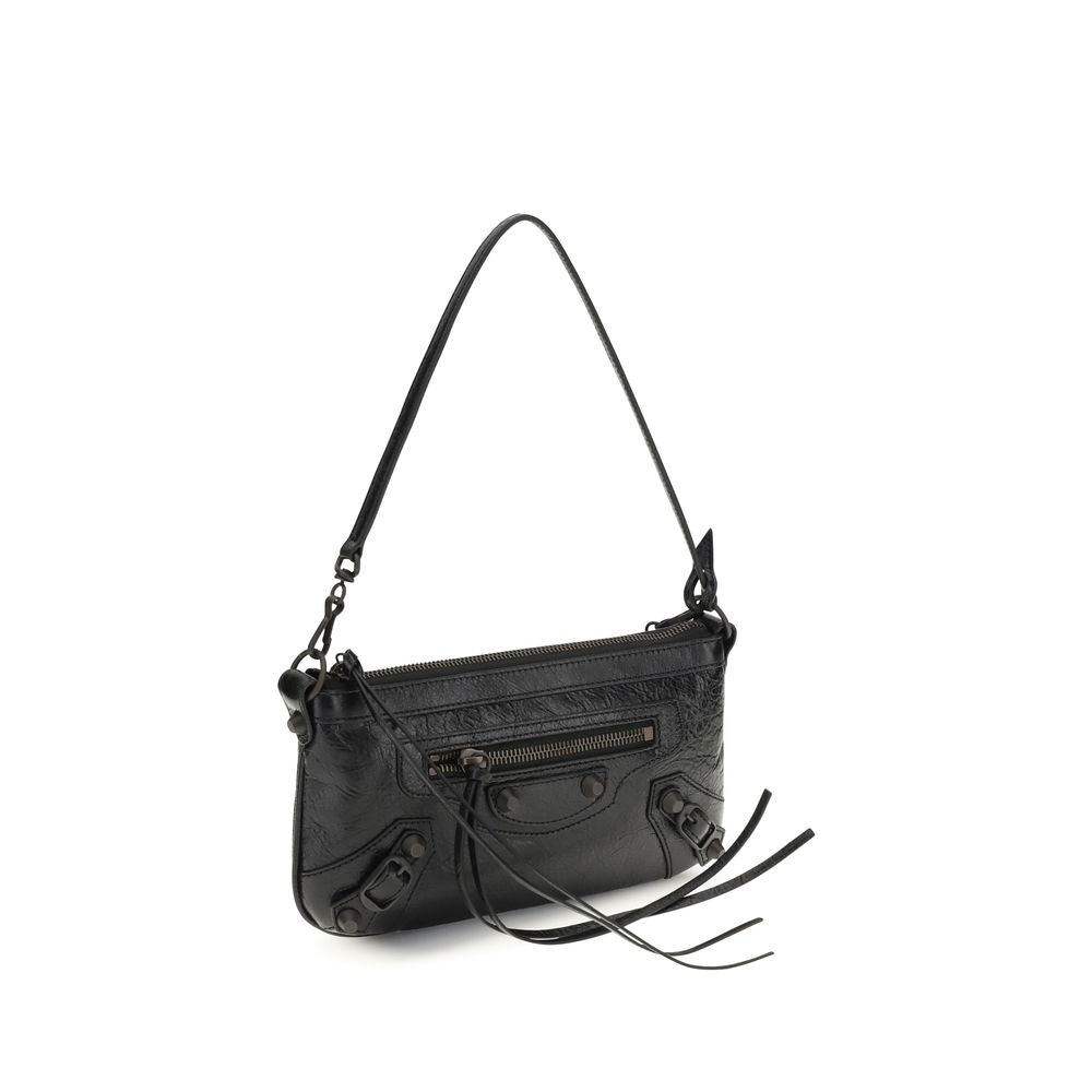 Balenciaga Black Le City Clutch Bag