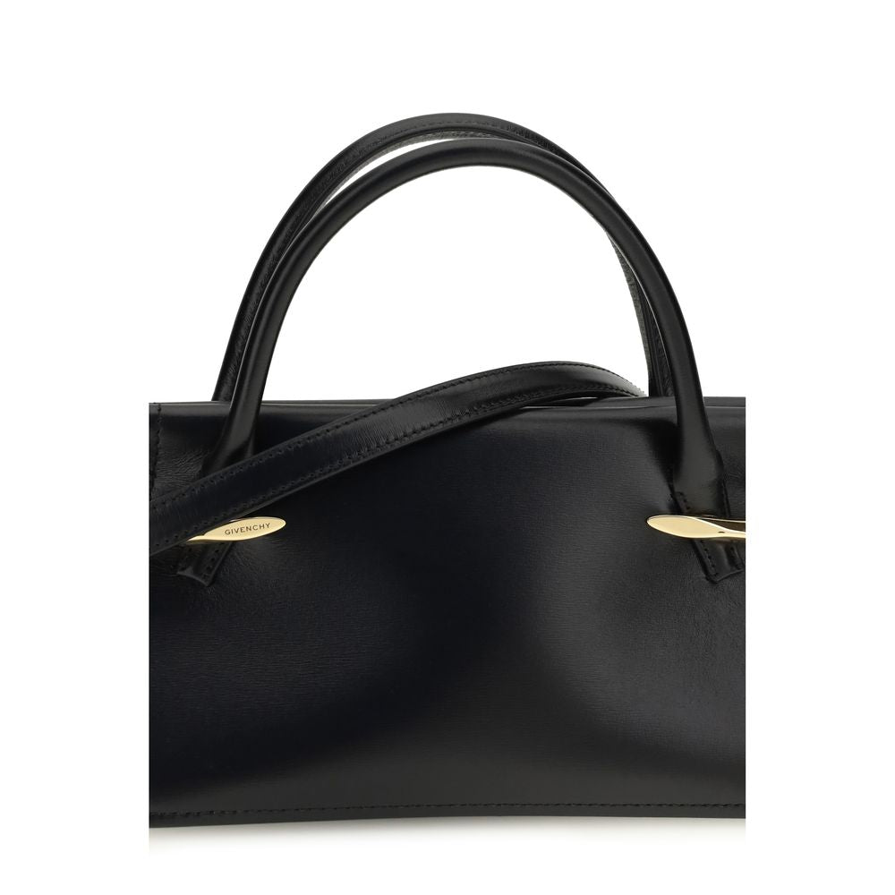 Givenchy Bos Taurus calf leather black handbag front view