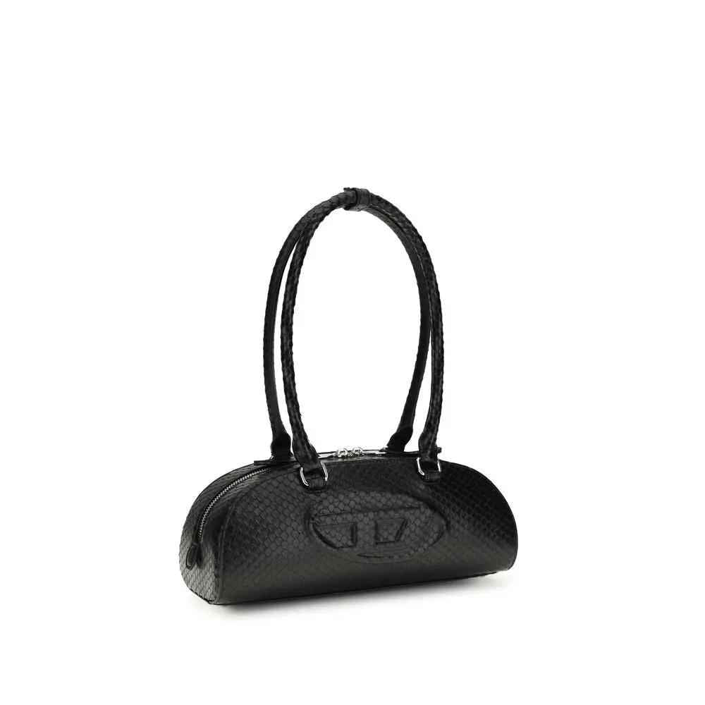Diesel Black DR Dome Shoulder Bag