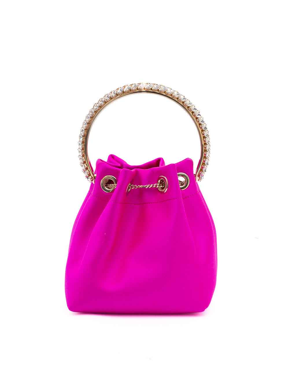 Jimmy Choo Fuchsia Bon Bon Bucket Bag