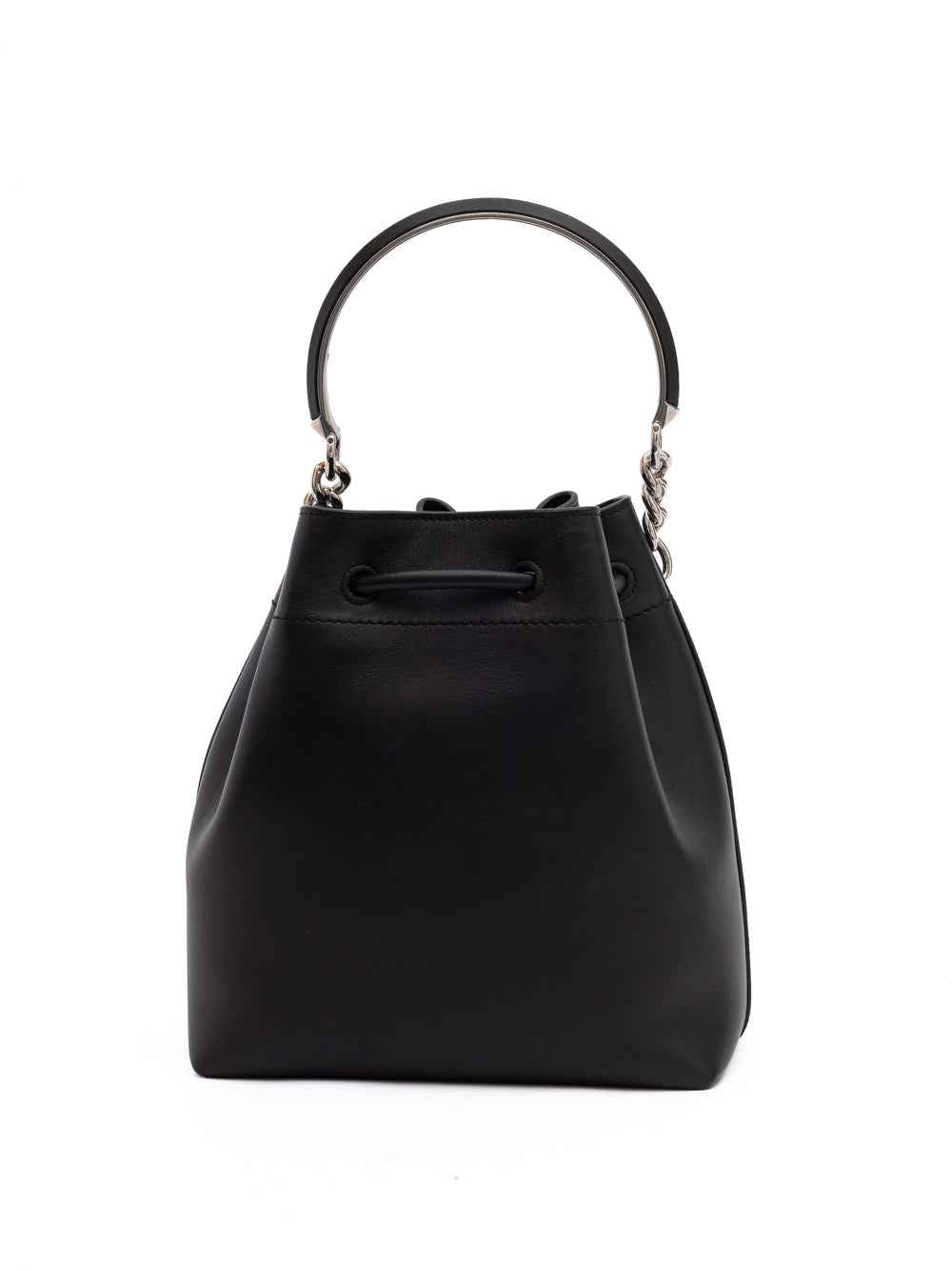 Jimmy Choo Black Bon Bon Bucket Bag