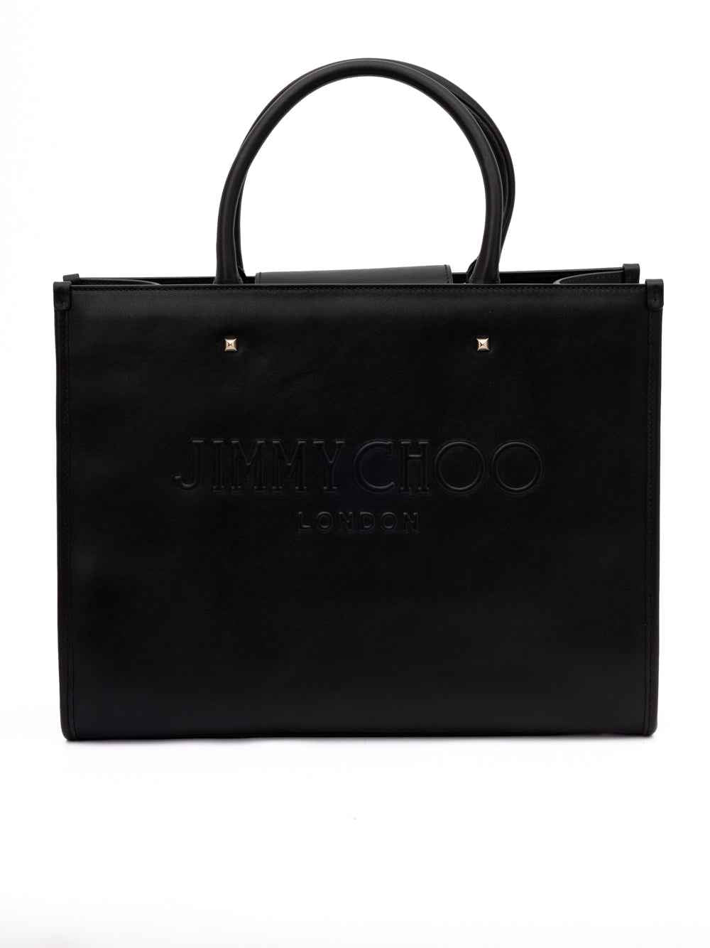 Jimmy Choo Black Avenue S Tote Bag