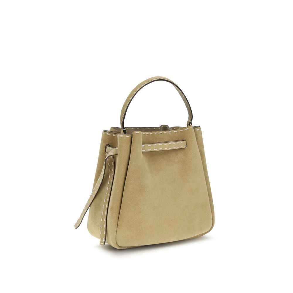 Tory Burch Beige Romy Bucket Bag