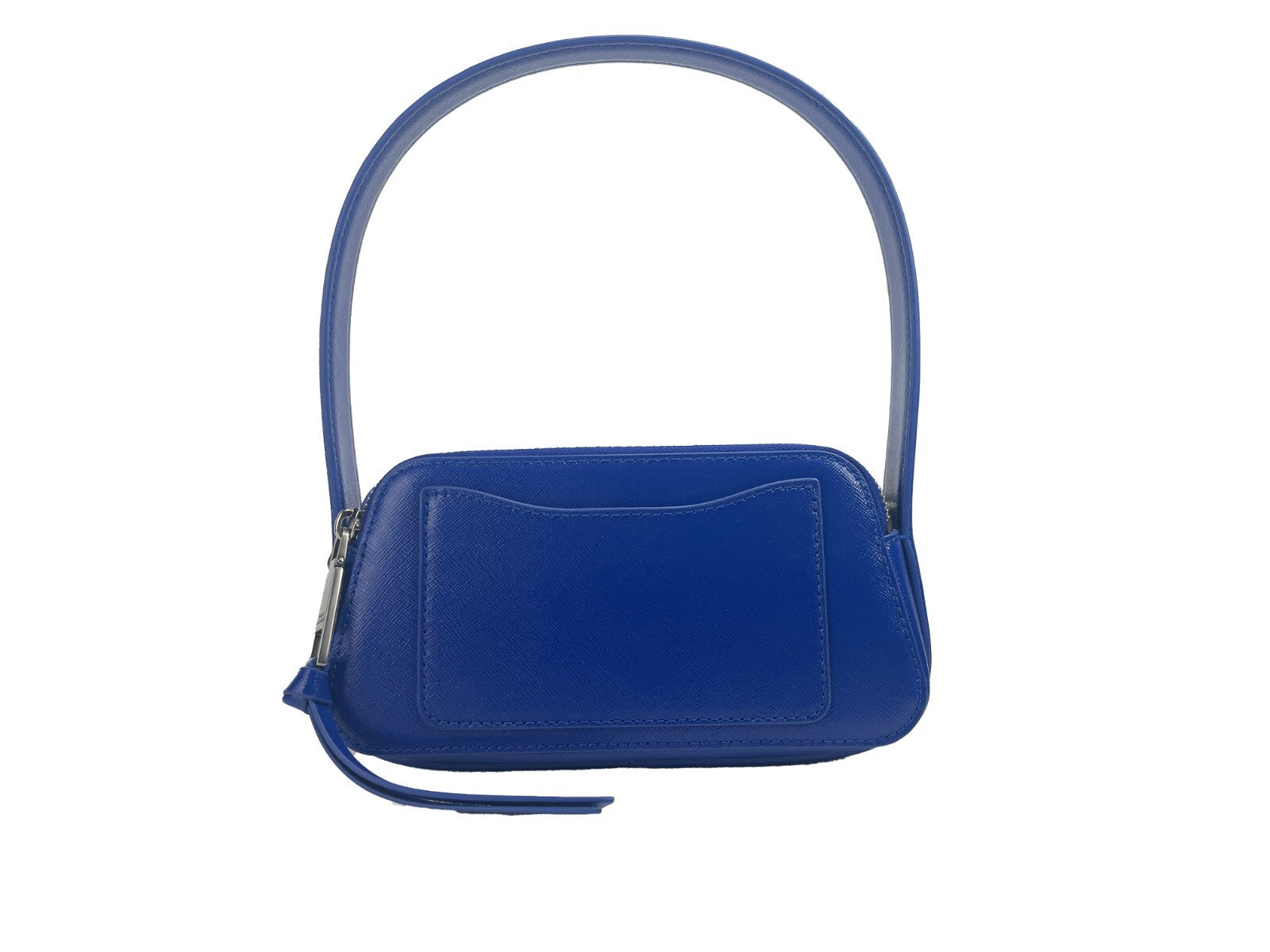 Marc Jacobs The Slingshot leather blue shoulder bag, front view