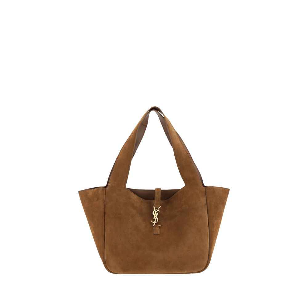Saint Laurent Brown Le 5 à 7 Bea Tote Bag