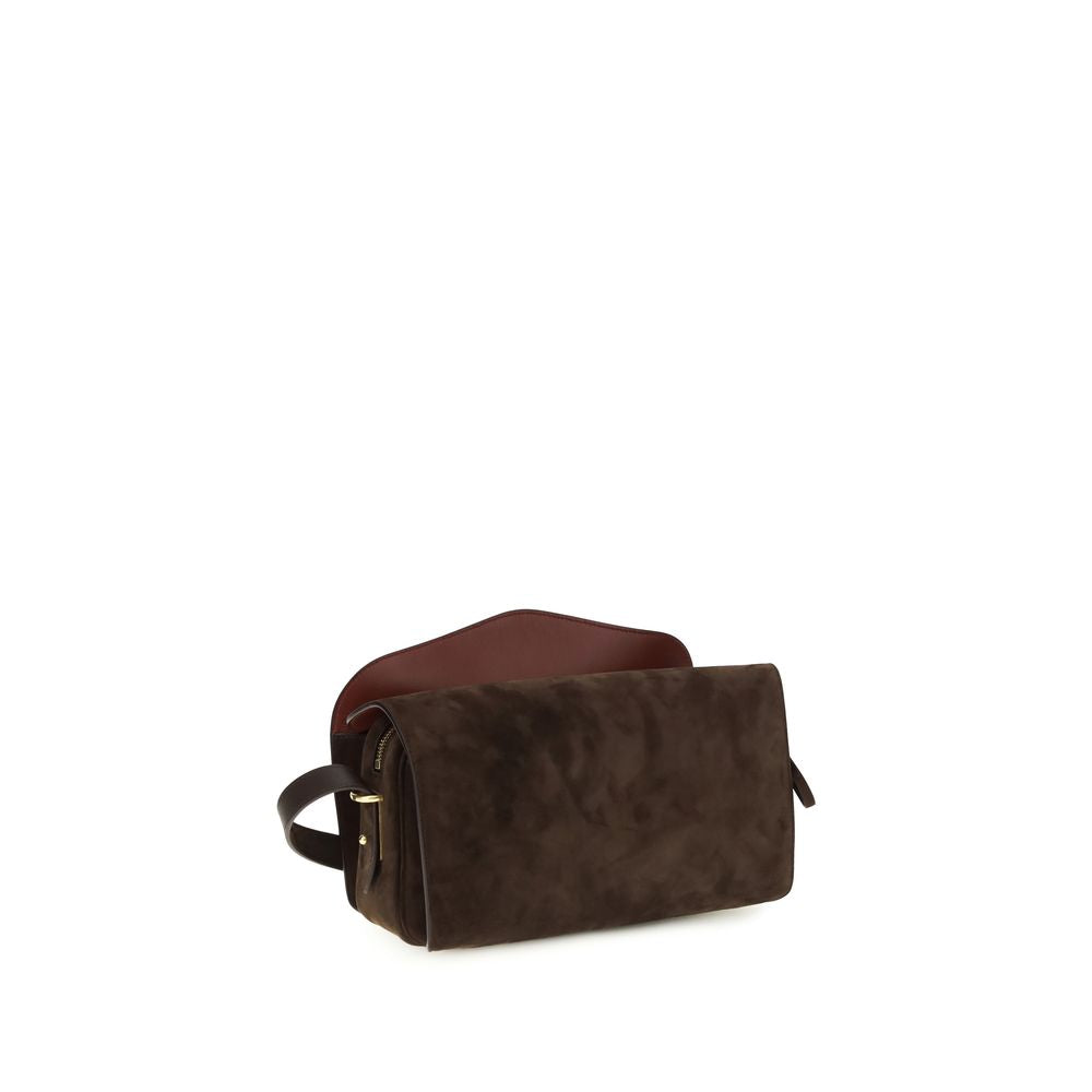 Balenciaga Brown Le 7 Medium Shoulder Bag