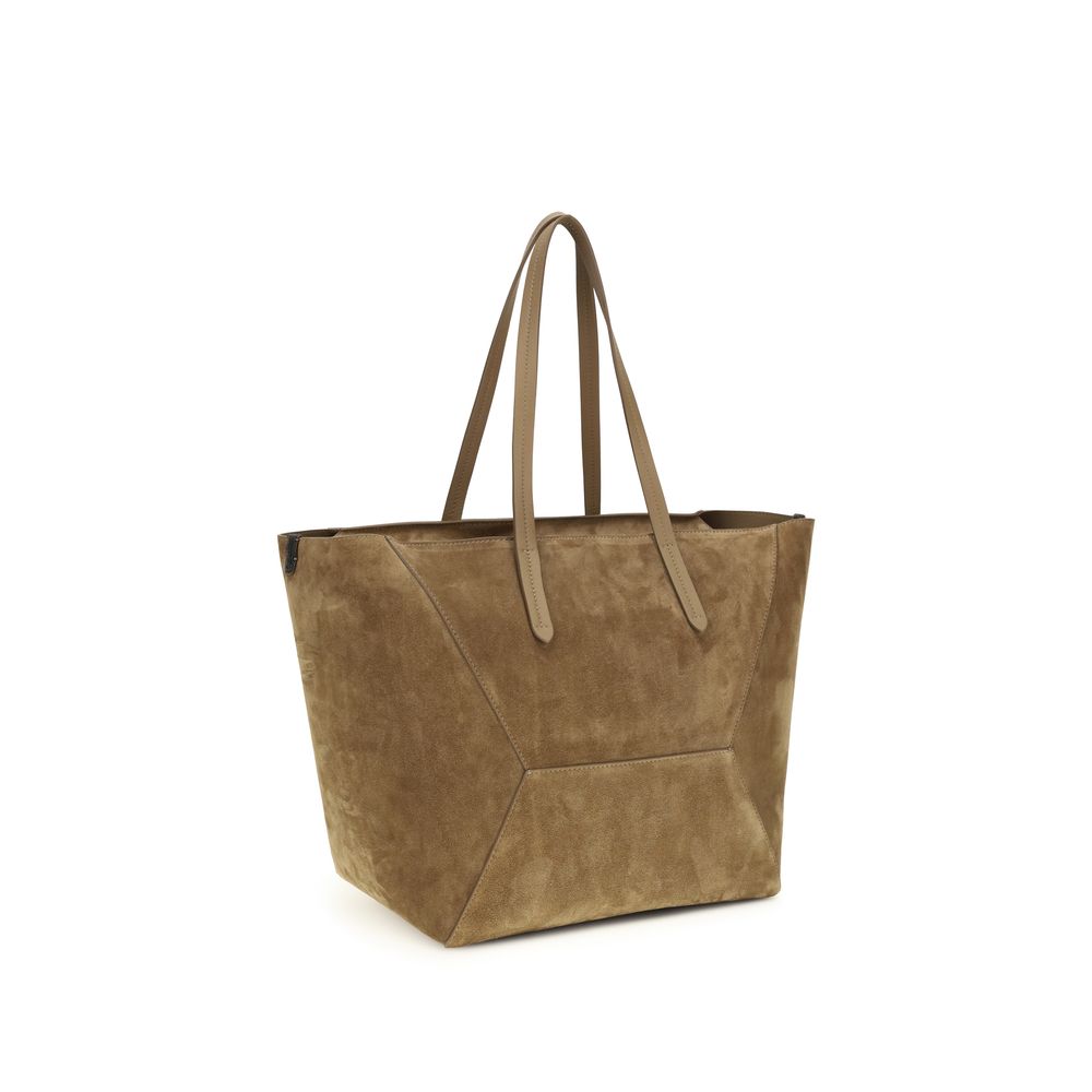 Brunello Cucinelli The Suede BC Tote Bag