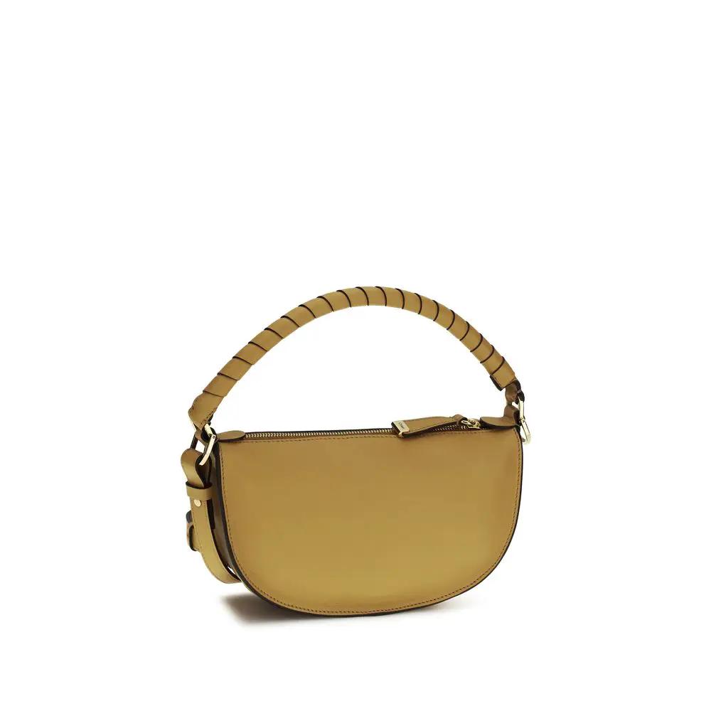 Chloé The Marcie Mini Shoulder Bag, tan leather, front view