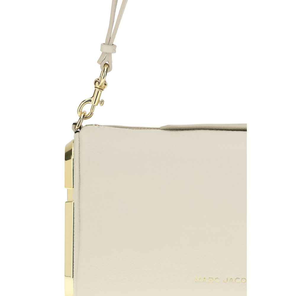 Marc Jacobs Bos Taurus beige calf leather shoulder bag with gold-tone hardware side view