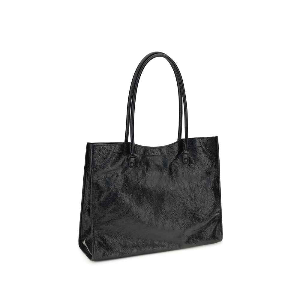 Balenciaga Black Lamb Ovis Aries Aries Shoulder Bag