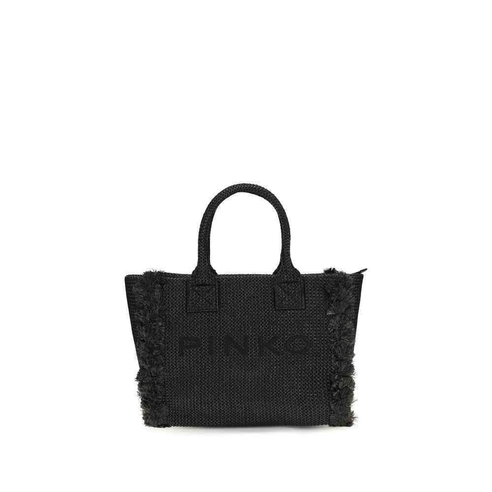 PINKO Beach Rafia Tote Bag